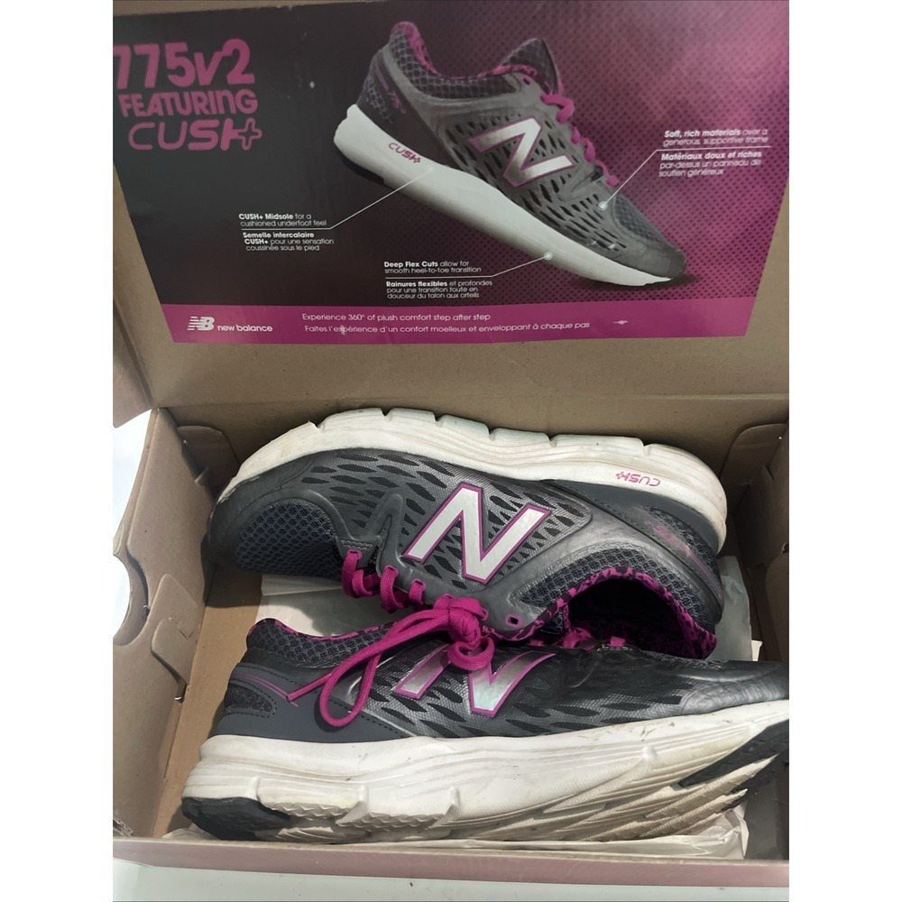 New Balance 775 V2 Cush+ Women's Running Shoes Size 8.5 Gray Pink - Picture 6 of 7